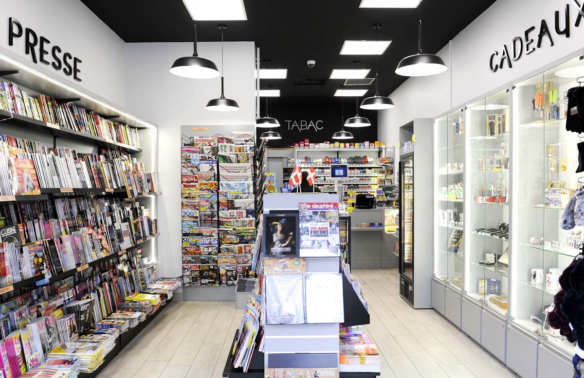 Tabac Cadeaux Presse Chambry - 73 - Goldenberg AM - Architectes de Magasins